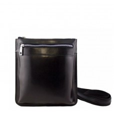 Кожаная сумка унисекс Bottega Carele BC307-black черная