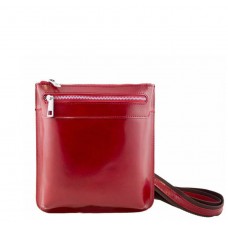 Кожаная сумка унисекс Bottega Carele BC307-red красная