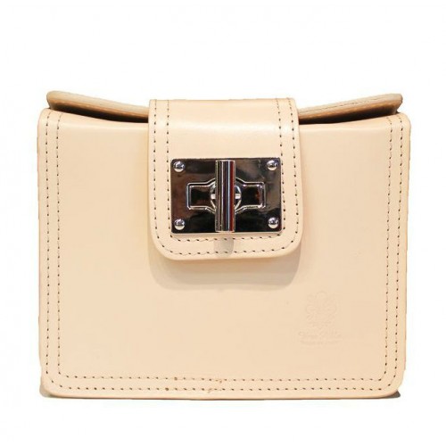 Кожаная женская сумочка Bottega Carele BC310-beige