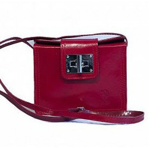 Шкіряна жіноча сумочка BC310-red червона