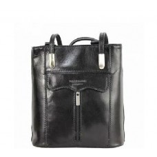 Шкіряна жіноча сумка BC317 чорна