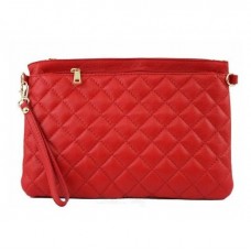 Шкіряна жіноча сумка-клатч BC503-red червона
