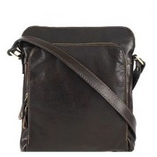 Шкіряна сумка Bottega Carele BC613-dark-brown темно-коричнева