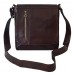 Кожаная сумка Bottega Carele BC617-dark-brown темно-коричневая