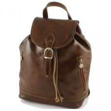 Кожаный рюкзак Bottega Carele BC701-brown коричневый