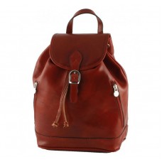 Кожаный рюкзак Bottega Carele BC701-red красный