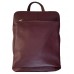 Шкіряний рюкзак Bottega Carele BC704-bordo вишневий