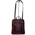 Шкіряний рюкзак Bottega Carele BC704-bordo вишневий