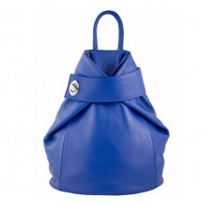 Кожаный рюкзак Bottega Carele BC709-blue синий