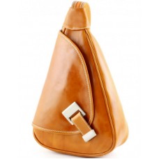 Кожаный рюкзак Bottega Carele BC710-ginger рыжий
