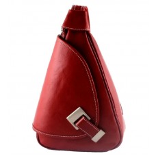 Кожаный рюкзак Bottega Carele BC710-red красный