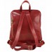 Шкіряний рюкзак BC711-red червоний