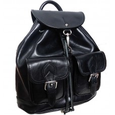 Кожаный рюкзак Bottega Carele BC715 черный