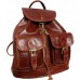 Шкіряний рюкзак BC715 коричневий