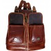 Шкіряний рюкзак BC715 коричневий