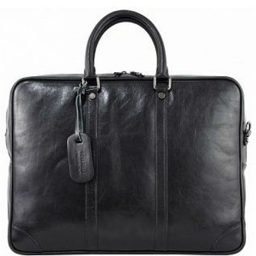 Кожаный женский портфель Bottega Carele BC805 черный