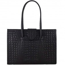 Кожаная женская сумка Bottega Carele BC809-black черная