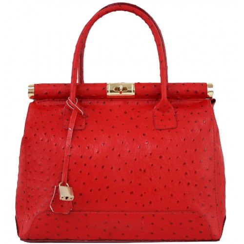 Шкіряна жіноча сумка Bottega Carele BC909-red Червона