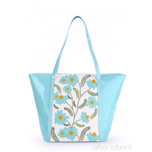 Сумка Alba Soboni 170036 голубо-белая