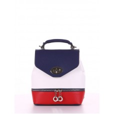 Мини-рюкзак Alba Soboni 180061 синий-белый