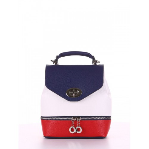 Мини-рюкзак Alba Soboni 180061 синий-белый