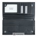 Шкіряне портмоне AMO ACCESSORI AMO165-5-3black чорне