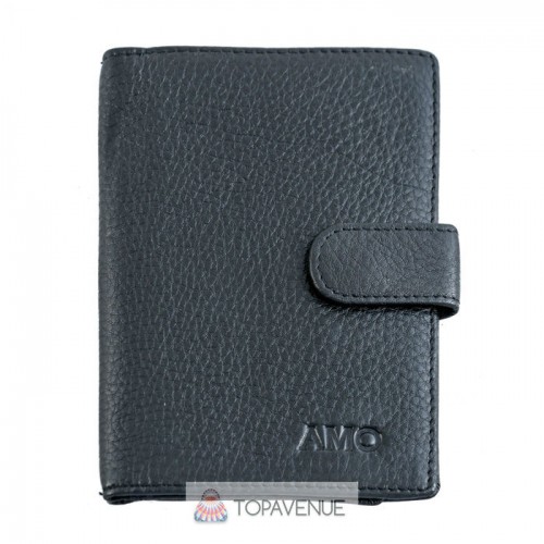 Обложка для документов AMO ACCESSORI AMOx51027-220-04black черная