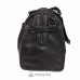 Шкіряна дорожня сумка AMO ACCESSORI AMO7832-1black чорна