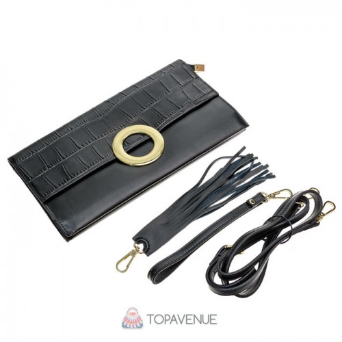 Женский клатч AMO ACCESSORI AMO5066black черный