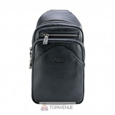 Шкіряний рюкзак AMO ACCESSORI AMO7936-42black чорний