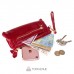 Женский кошелёк AMO ACCESSORI AMO251red красный