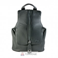 Шкіряний рюкзак AMO ACCESSORI AMO9311-21black чорний