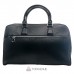 Шкіряна дорожня сумка AMO ACCESSORI AMO9950black чорна