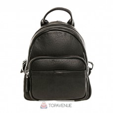 Жіночий шкіряний рюкзак AMO ACCESSORI AMO91017black чорний