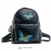 Жіночий шкіряний рюкзак AMO ACCESSORI AMO1034-1black чорний