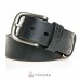 Шкіряний ремінь під джинси AMO ACCESSORI AMOA-02-40black чорний