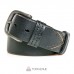 Шкіряний ремінь під джинси AMO ACCESSORI AMOA-02-40black чорний