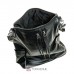 Женский кожаный рюкзак AMO ACCESSORI AMO1050black черный