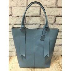 Сумка жіноча "ПЕТРА" натуральна шкіра сіра