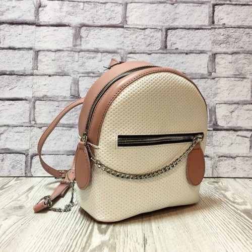 Рюкзак ANKO ШАЙН біло / рожевий