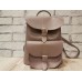 Рюкзак жіночий "ВОЯЖ" натуральна шкіра сіро-бузковий