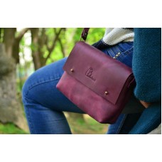 Женский кожаный клатч 877066 бордо