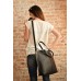 Сумка Babak Tote Black 857076 кожаная чёрная