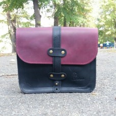 Жіноча шкіряна сумка Folk 865076/66 чорна