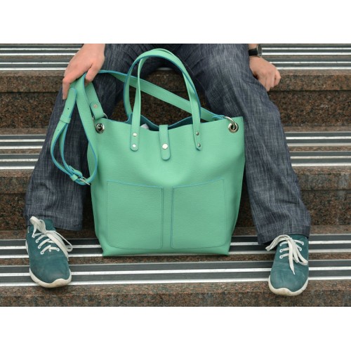 Сумка Tote 857214 зеленая