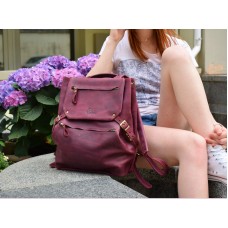 Шкіряний рюкзак 896066 марсала