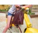Шкіряний рюкзак Terra Bordo-shine 873013 бордовий