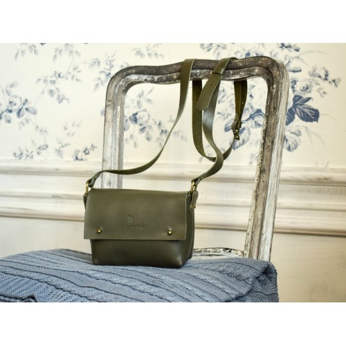 Сумка шкіряна BABAK Kolibri 877095 оливкова