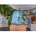 Рюкзак шкіряний BABAK Terra Blue 873092 блакитний