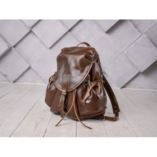 Рюкзак шкіряний BABAK Titan Nut 911083 коричневий